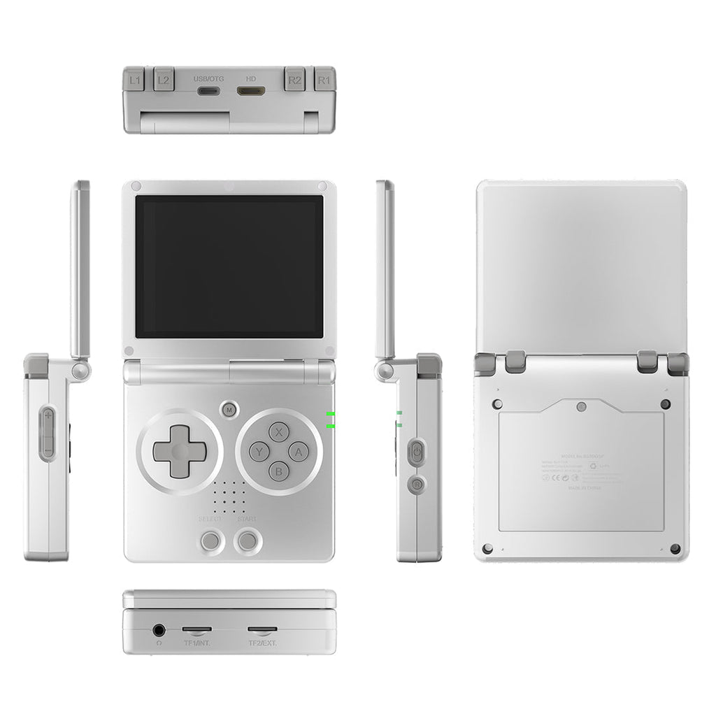 Handheld Game Console Anbernic RG35XXSP Clamshell with 3.5-inch IPS OCA Full-View, 32GB+64GB or 32GB+128GB Options, 3300mAh Battery, Linux