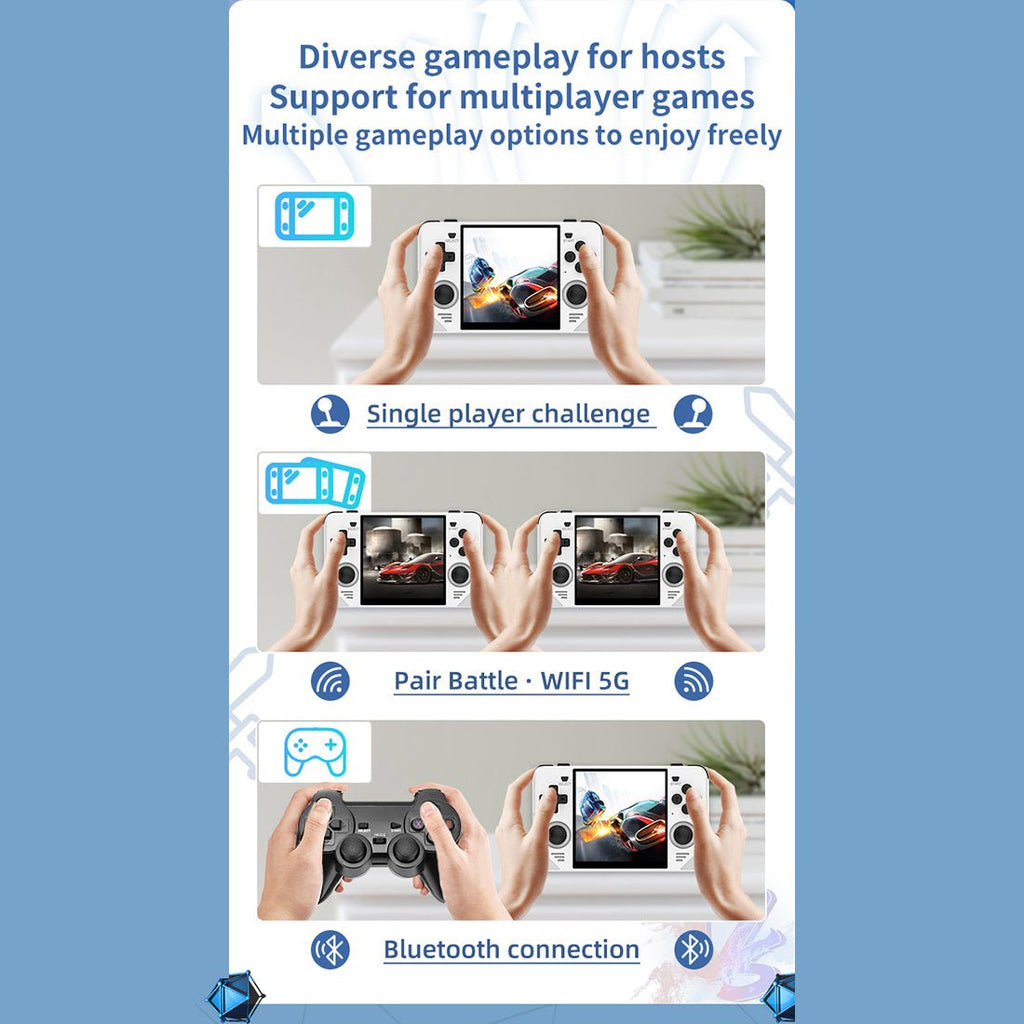 Handheld Game Console Powkiddy RGB30 with 4-Inch IPS OCA fully laminated, 720x720 (1:1 square), 16GB+64GB or 16GB+128GB Options