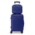 Luggage Set 2-Piece ABS Hardshell with 20-Inch Rolling Case, Compact Personal Case, TSA Lock & Spinners