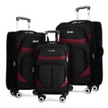 Luggage Set Softside Spinner Collection with 22–34 Inch Options, 2-Inch Expansion & Combination Lock