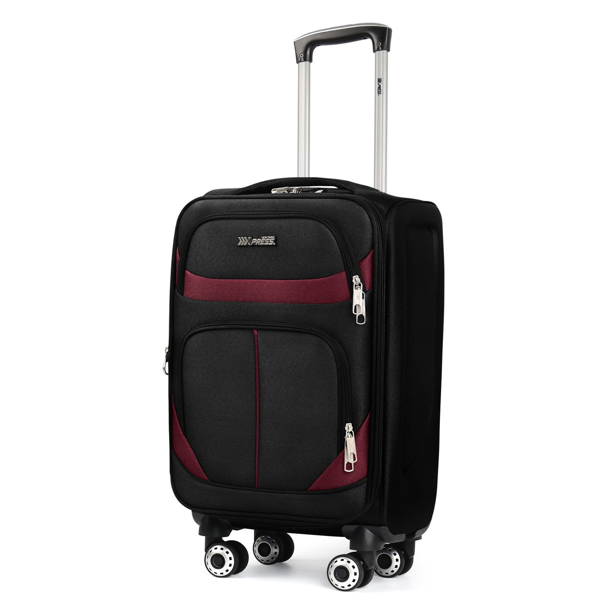 Luggage Set Softside Spinner Collection with 22–34 Inch Options, 2-Inch Expansion & Combination Lock