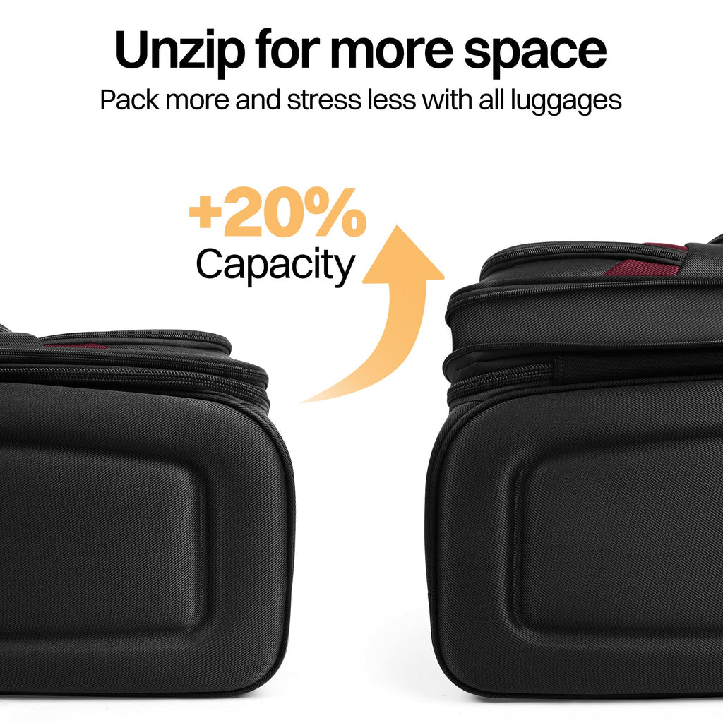 Luggage Set – 3 Piece, 34 Inch, Spinner Wheels, Combination Lock – detail view 30