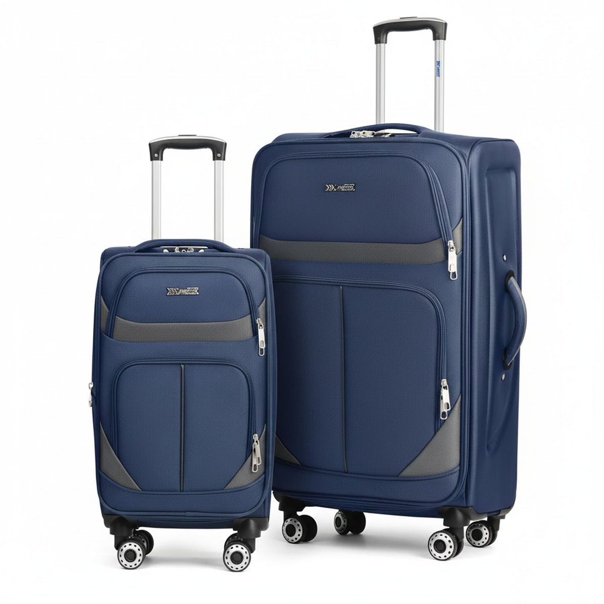 Luggage Set Softside Spinner Collection with 22–34 Inch Options, 2-Inch Expansion & Combination Lock