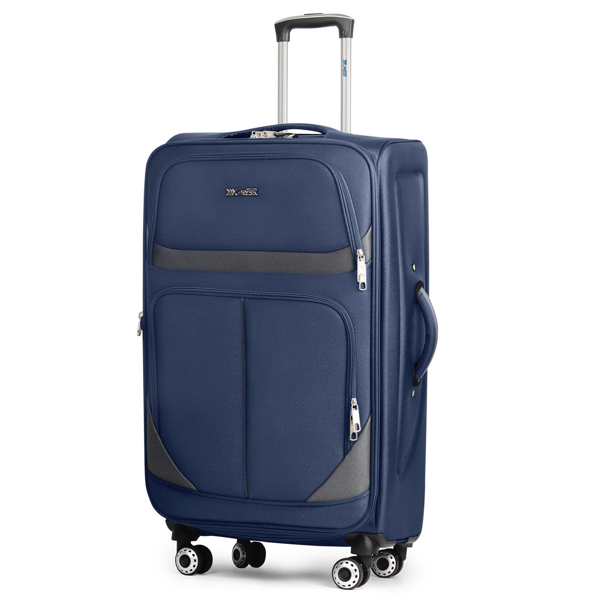 Luggage Set Softside Spinner Collection with 22–34 Inch Options, 2-Inch Expansion & Combination Lock