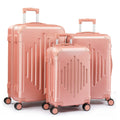 Luggage Set 3-Piece Ridged Hardshell with 20/24/28 Inch Cases, TSA Lock & Spinner Wheels for Coordinated Travel