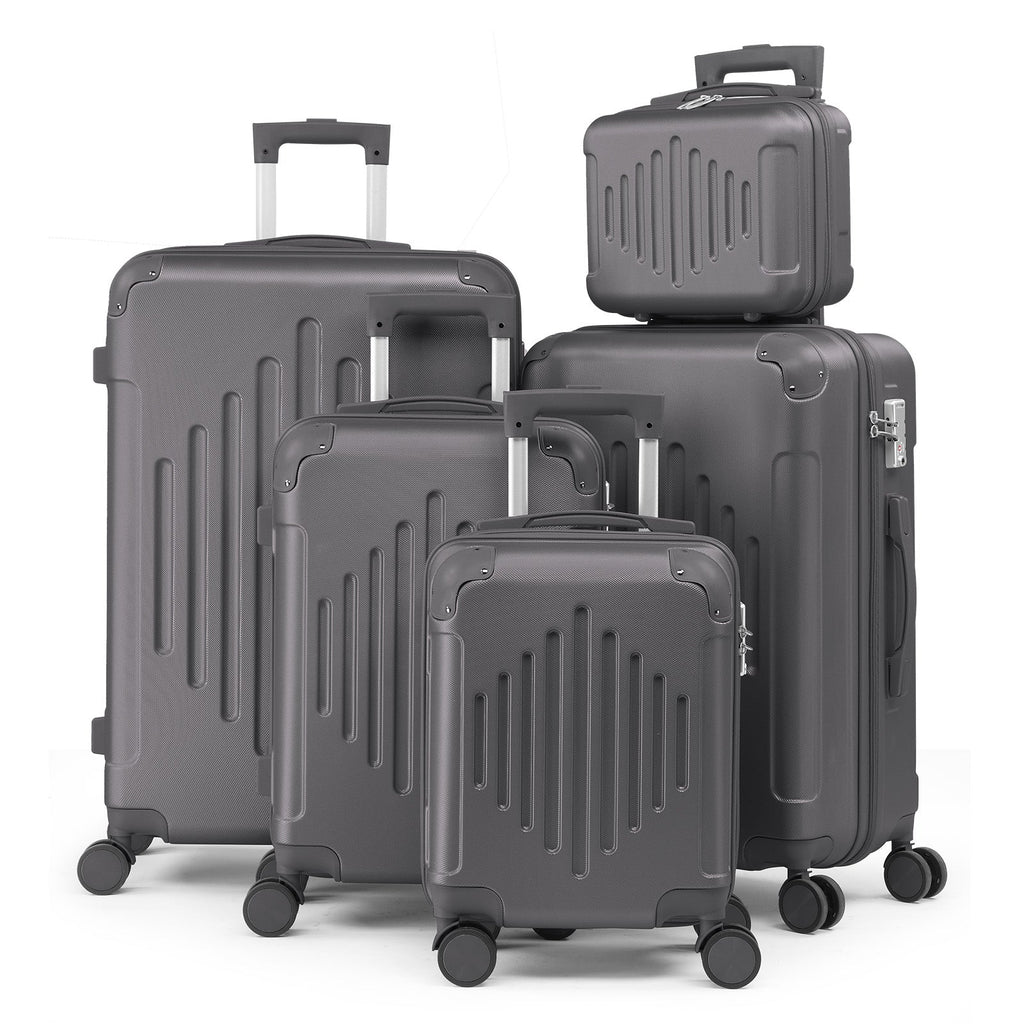 Luggage Set – 5 Piece, 28 Inch, Hardshell, TSA Lock – front view - product view 26