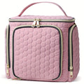 Makeup Bag Crossbody Travel Organizer with Dry-Wet Sections in Two Colors for Travel, Vanity and Everyday Beauty Storage