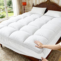 Mattress Pad with Washable Cover and Multiple Color Options for Bedroom