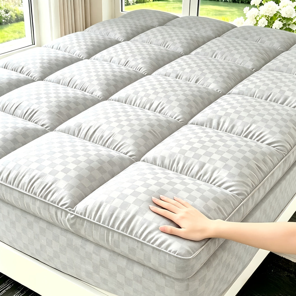 Mattress Topper shown in the Light Grey, Full(54"x 75") option