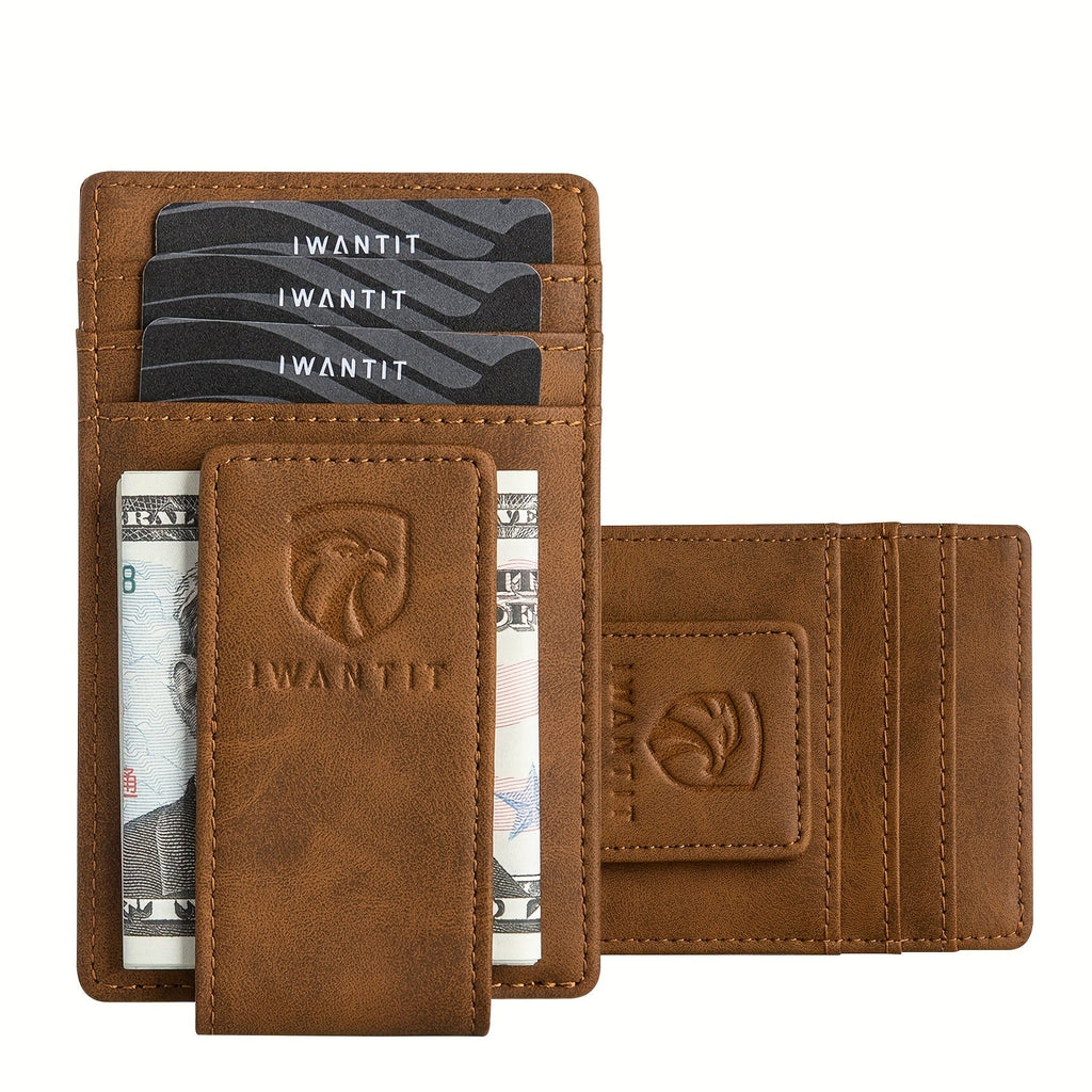Men's Wallet – Genuine Leather, RFID Blocking – Card – Style 341555