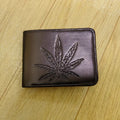 Men's Wallet with Embossed Leaf Bifold, textured Card Storage and 3 Classic Colors for Daily Carry