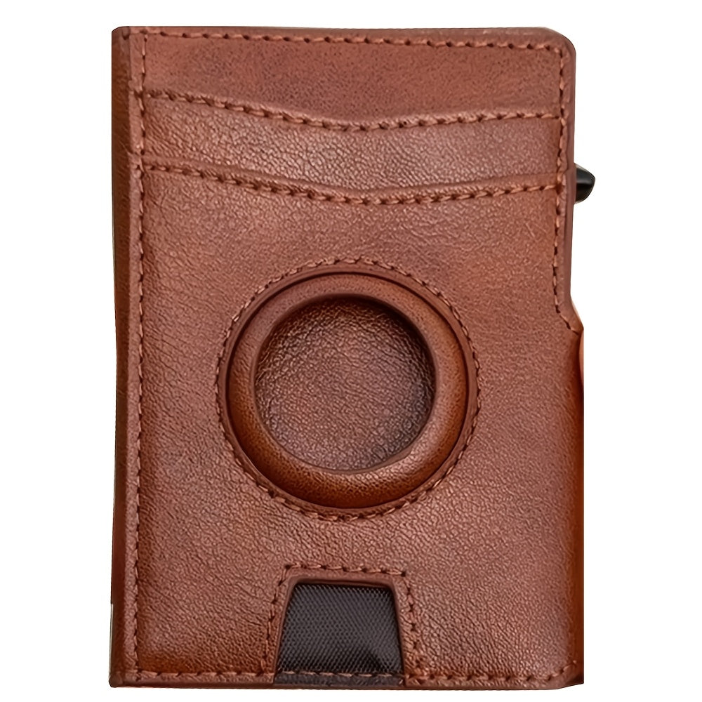 Men's Wallet Slim textured Bifold with Clear ID Window, Card Slots & 4 Colors for Daily Carry