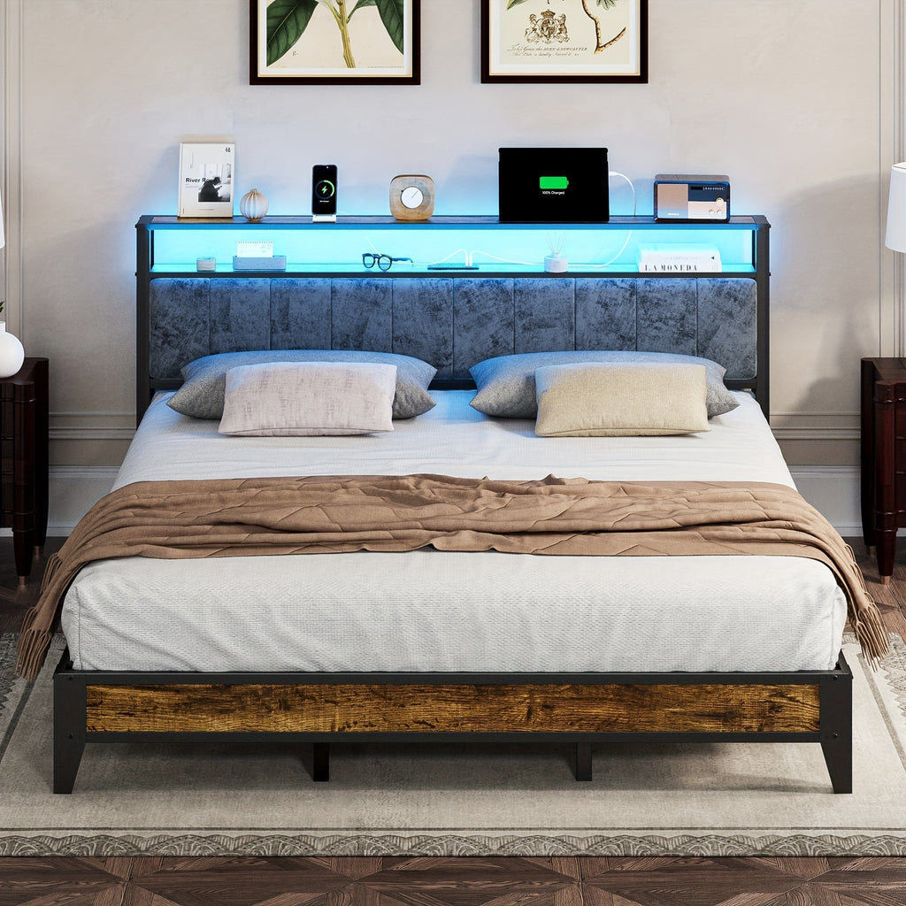 Bed Frame shown in the King option