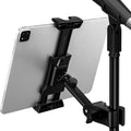 Microphone Stand Tablet Holder for 4.7 to 13.5-Inch Phones and Tablets