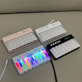 Mini Piano Keyboard, Pink ZJKDQFEN-1, Portable, Pocket-Sized for Basic Music Play