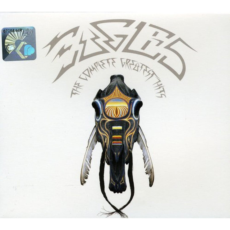 Album CD by Eagles – Complete Greatest Hits Physical Physical Media Libraries with White Illustrated Cover