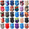 Thirty-Piece Assorted Print Tube Neck Gaiter Set with 25 x 39 cm Size and Multi-Wear Format
