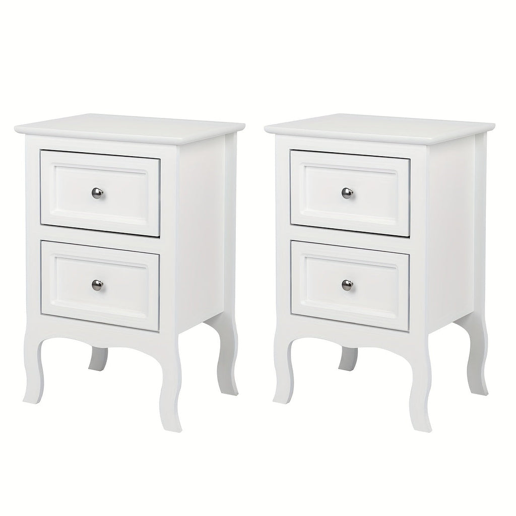 Nightstand shown in the White, 2 option