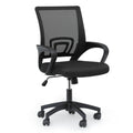 Office Chair Mid-Back Mesh Design with 30-Degree Recline, 19.5 x 22 x 39-Inch Size and 12 Pack-Color Options