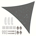 Outdoor Sun Shade Sail with Reinforced Corners and Multiple Color Options