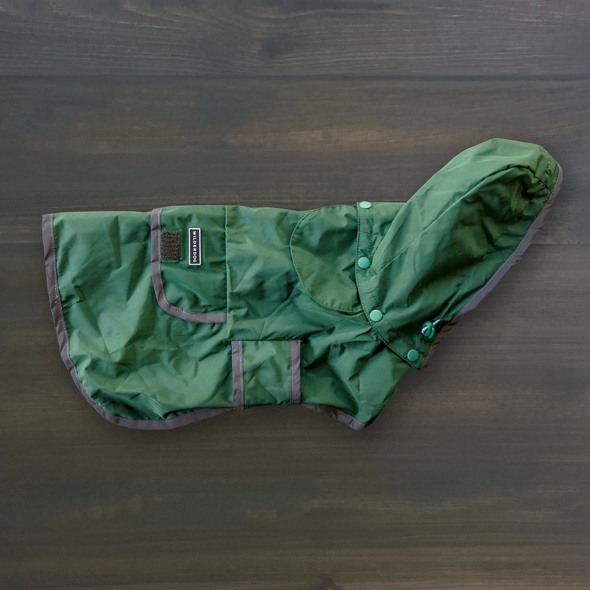 Waterproof reflective dog raincoat with removable hood - S84-DOG-P07-V004