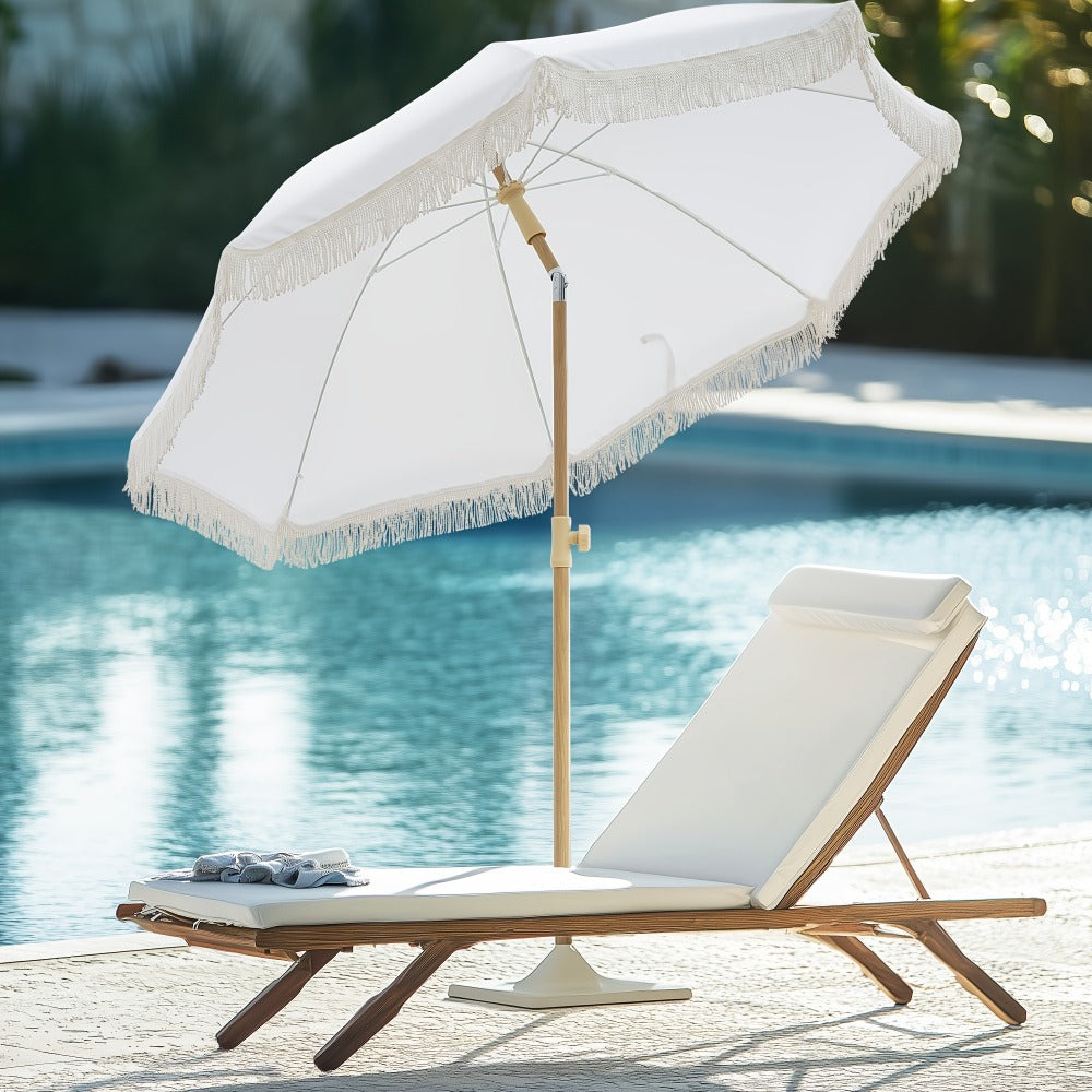 Patio Umbrella with Tilt Adjustment for Outdoor Shade and Protection detail image - detail view 7