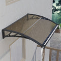 Polycarbonate Door Awning with UV Protection and Multiple Color Options for Patio