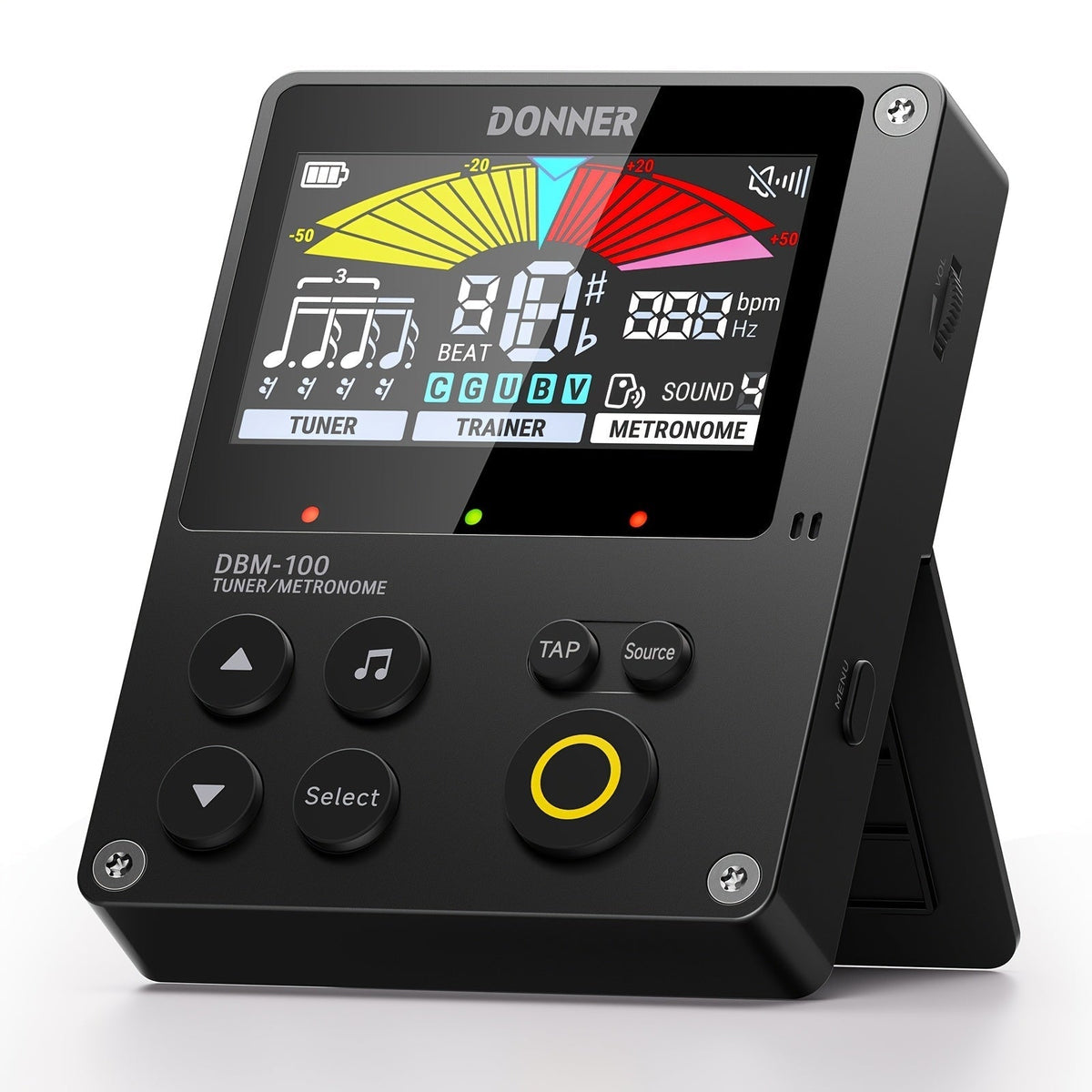Portable Digital Metronome with Four Modes and Rhythm Trainer for Musicians