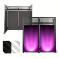 Portable DJ Booth, Portable, 5 inch, Facade for Supporting And Screening Dj Controllers