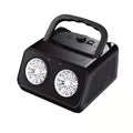 Portable Dual-Fan Bubble Machine with LED Lights and Carry Handle