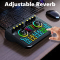 Portable Karaoke System, Condenser, Wireless, USB, Sound, Card, Professional for Parties
