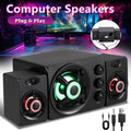 Portable PA Speaker, 3.5mm, RGB, USB, Computer, Speakers, Subwoofer for Parties