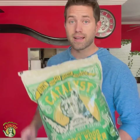 Soft Wood Fiber Cat Litter with Superior Odor Control, Fast Clumping, Low Dust and Lightweight Bags in Eight Sizes product demonstration video