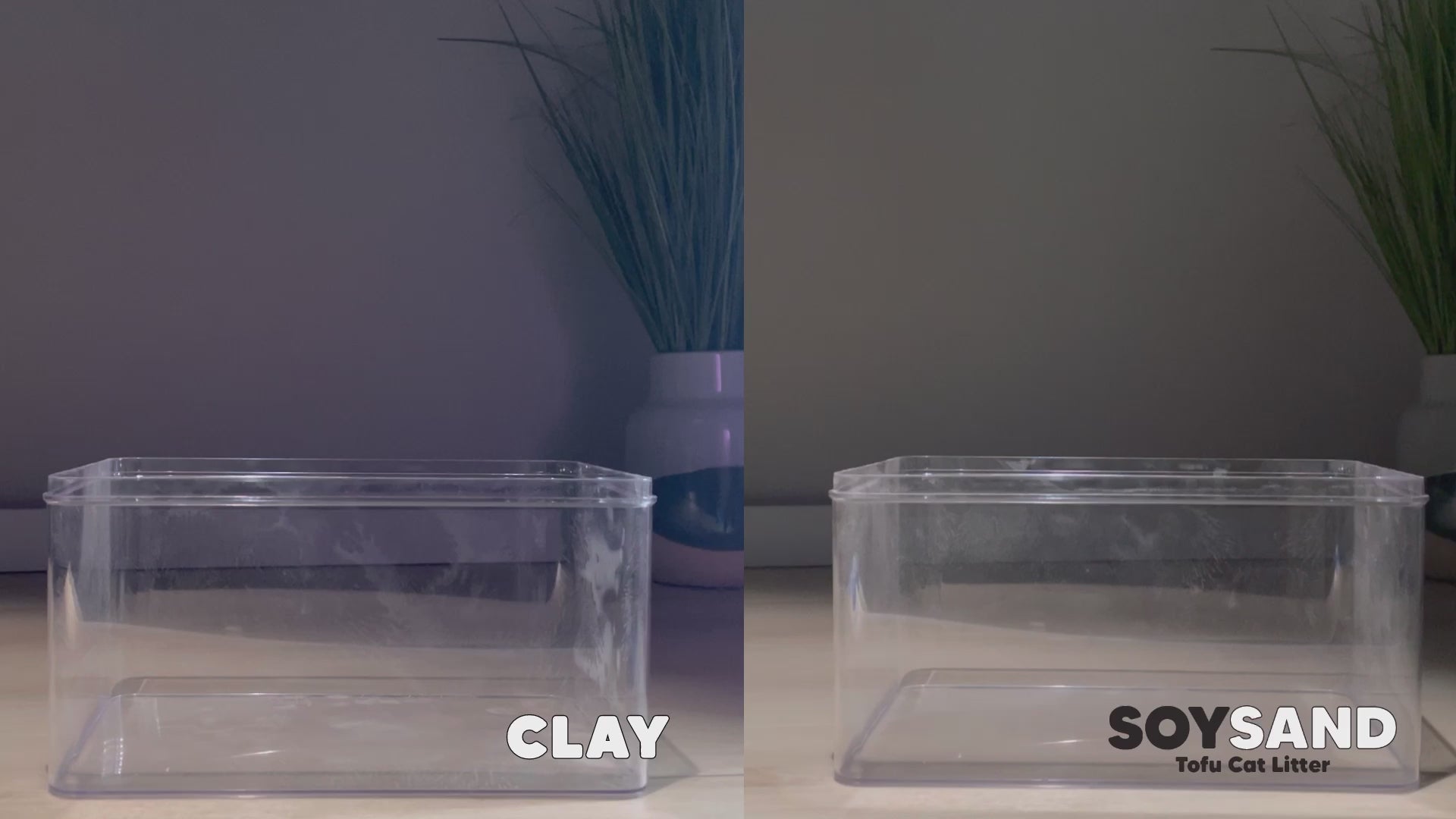 low-dust tofu litter is 99% less dust than clay litters