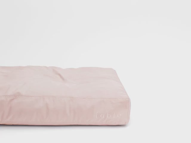 Water-Resistant Memory Foam Dog Bed with Washable Cover in Six Colors and Three Sizes for Indoor Rest product demonstration video