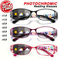 Reading Glasses Photochromic 3-Pack with Floral Frames, Light-Activated Lenses and +1.00 to +4.00 Options