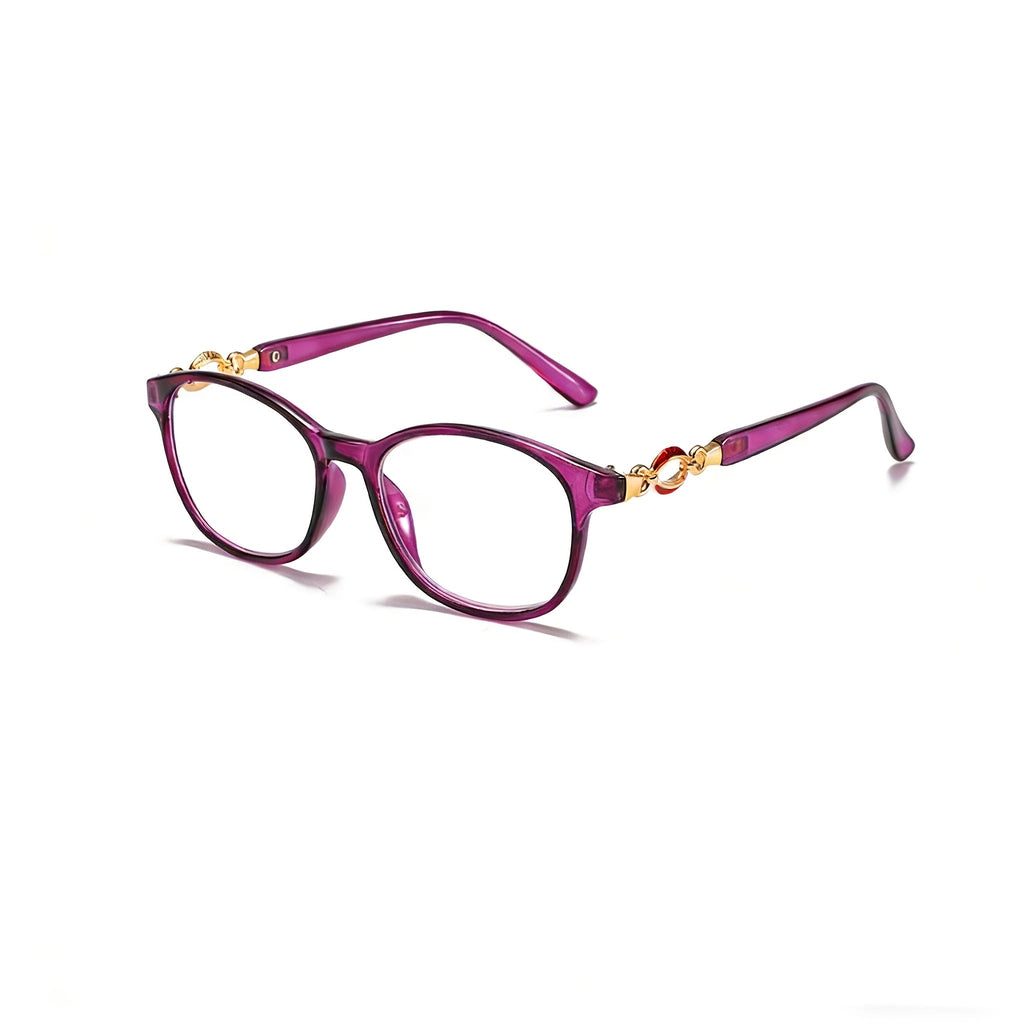 Reading Glasses – Purple Progressive or Red and Black Single-Vision Readers in Seven Strengths