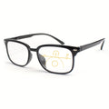 Reading Glasses Small Rectangle Frames with Spring Hinges, Lightweight PC Lenses and Three Color Choices