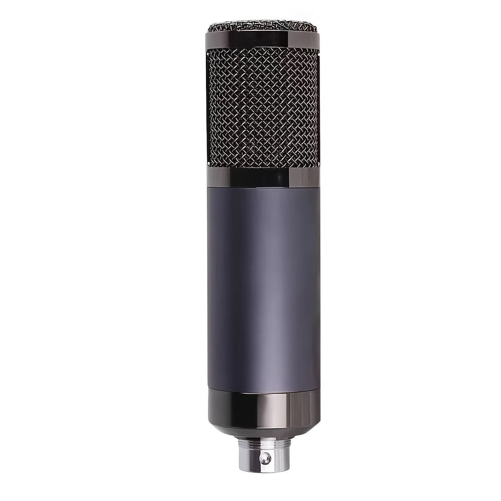 Recording Microphone TF-22 XLR Condenser Mic with 34mm Diaphragm, 48V Phantom Power and Shock Mount