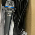 Recording Microphone BETA 57A Dynamic Supercardioid Vocal Mic with 6.35mm Cable, Holder and Storage Bag
