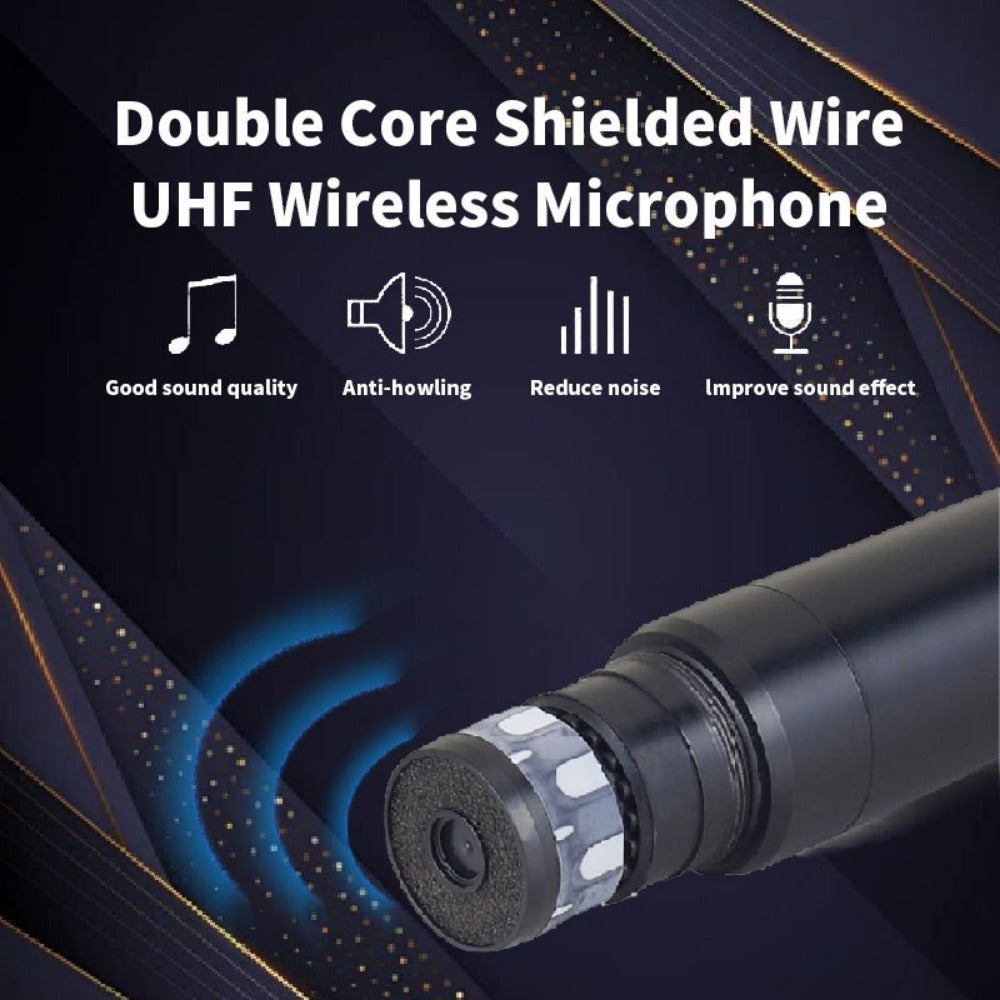 Recording Microphone, Wireless, 6.35mm, Dual, Channel for Recording and Streaming detail image - detail view 19