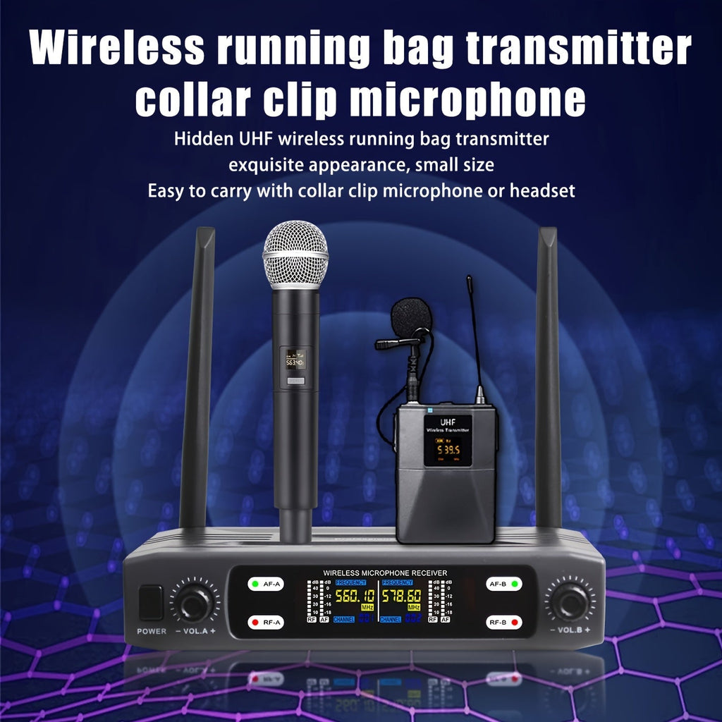 Recording Microphone shown in the Handheld+lavalier style option