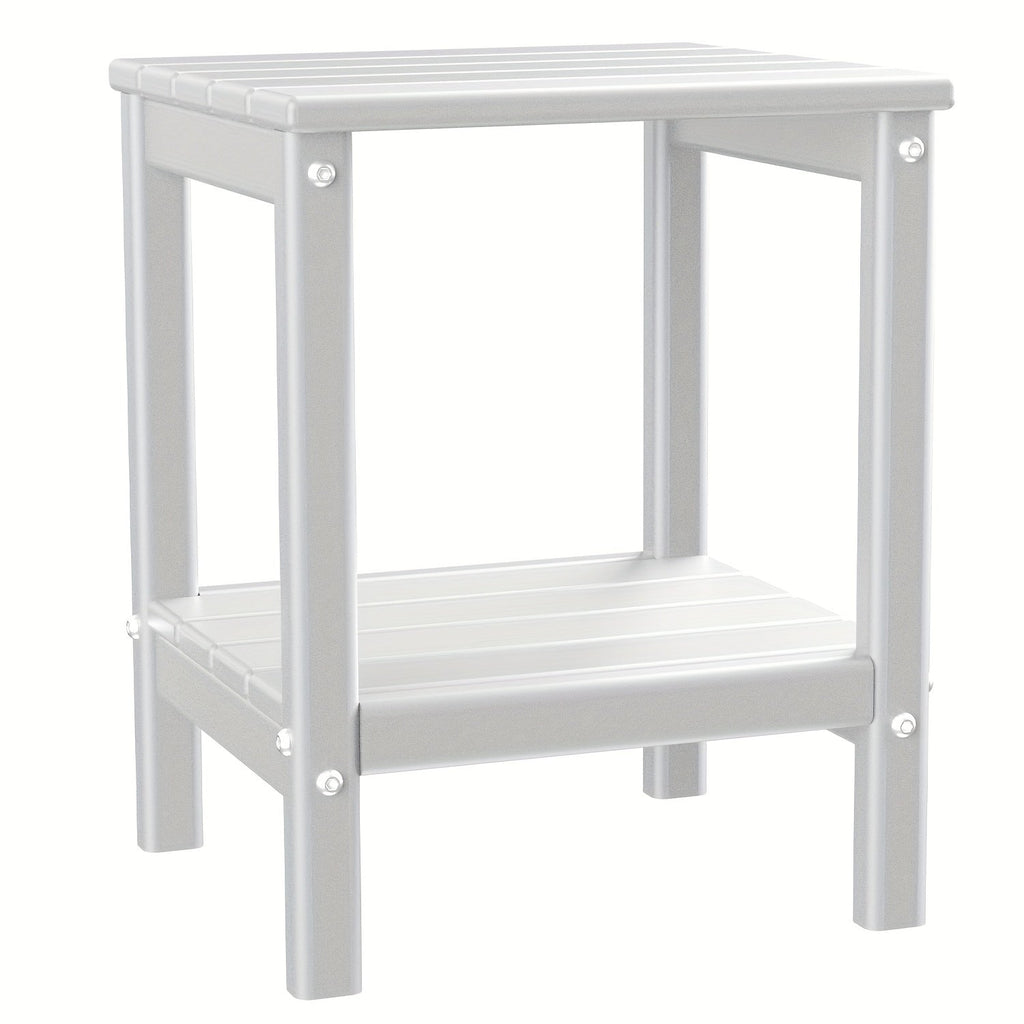 Outdoor Side Table shown in the White, 1pc option