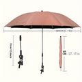 Rectangular Outdoor Umbrella with 360° Swivel and Multiple Color Options