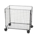 Rolling Metal Storage Basket with Rolling Wheels for Bathroom