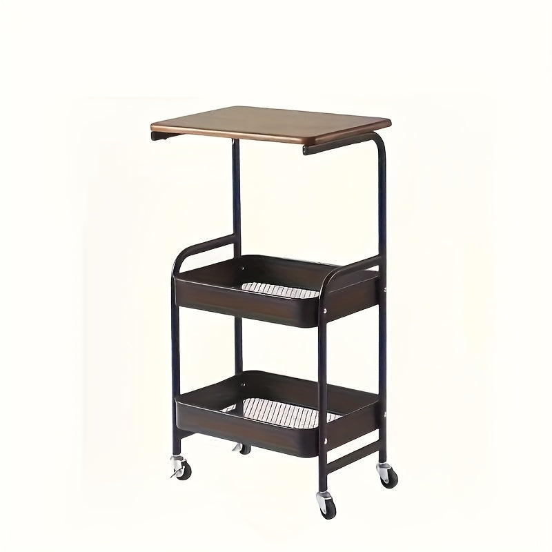 Storage Cart shown in the Black option