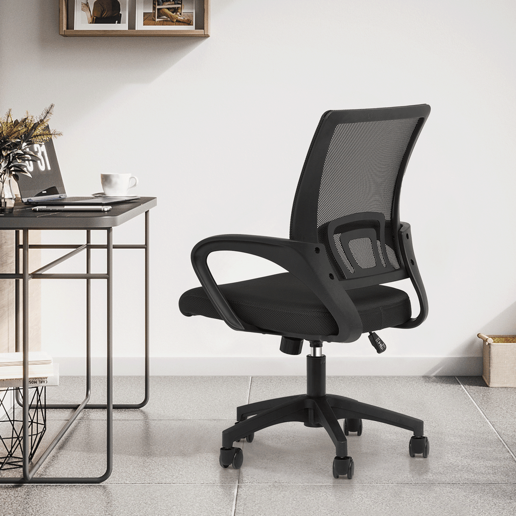 Rolling Office Chair with Armrests and Padded Seat for Home Office detail image - detail view 12
