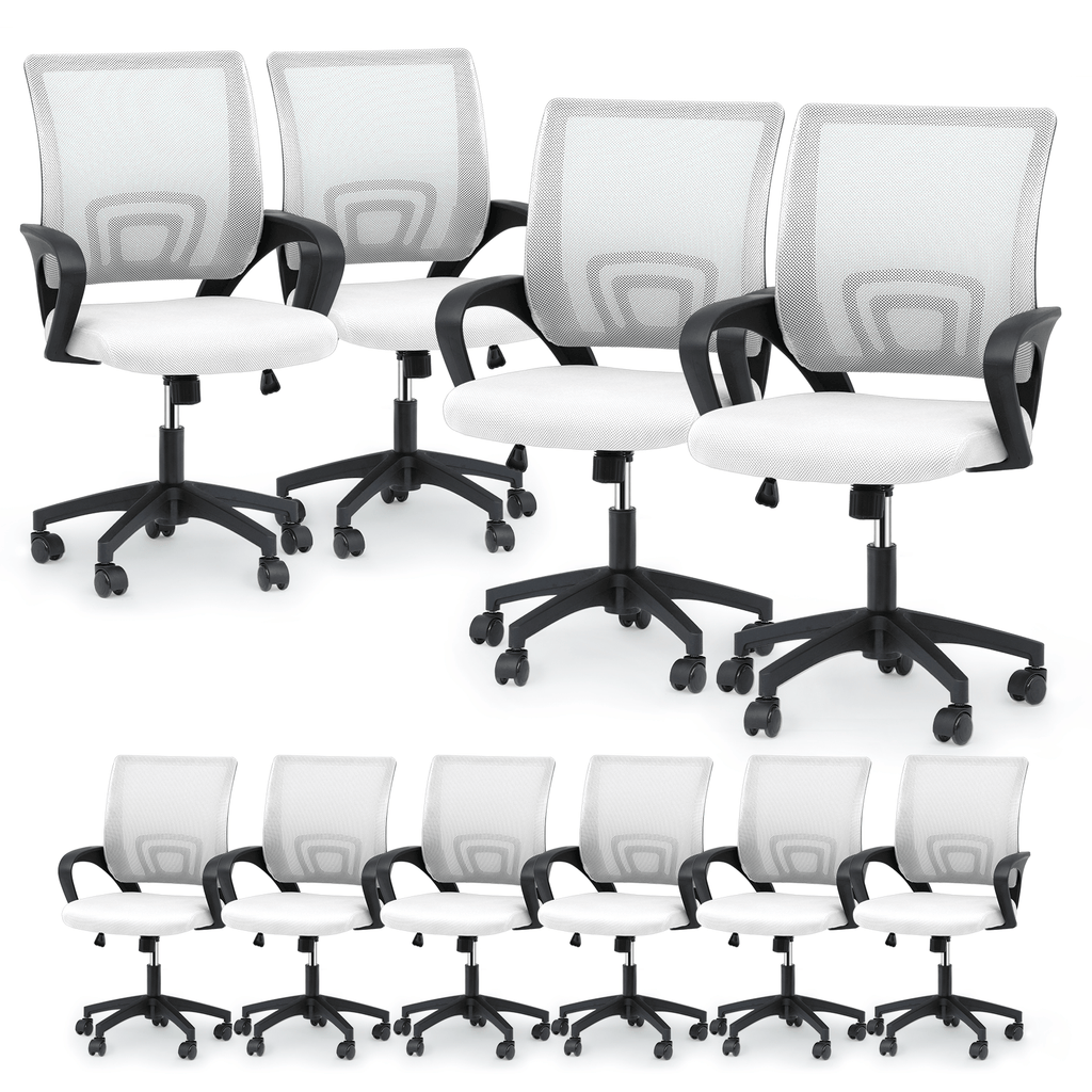 Office Chair shown in the White - 10 Pcs option