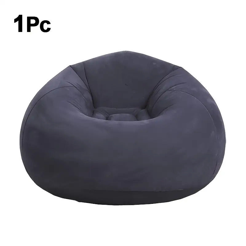 Round Bean Bag Chair, Floor Lounge Chair for Comfortable Everyday Seating in Living Room