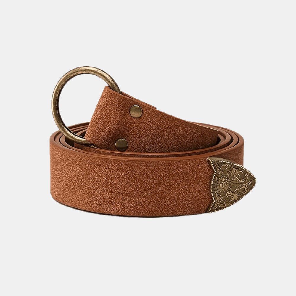 Women's Belt - Long No Buckle for Vintage Boho Waist Tie Sash for Dresses, Maxi Skirts - product detail view 3